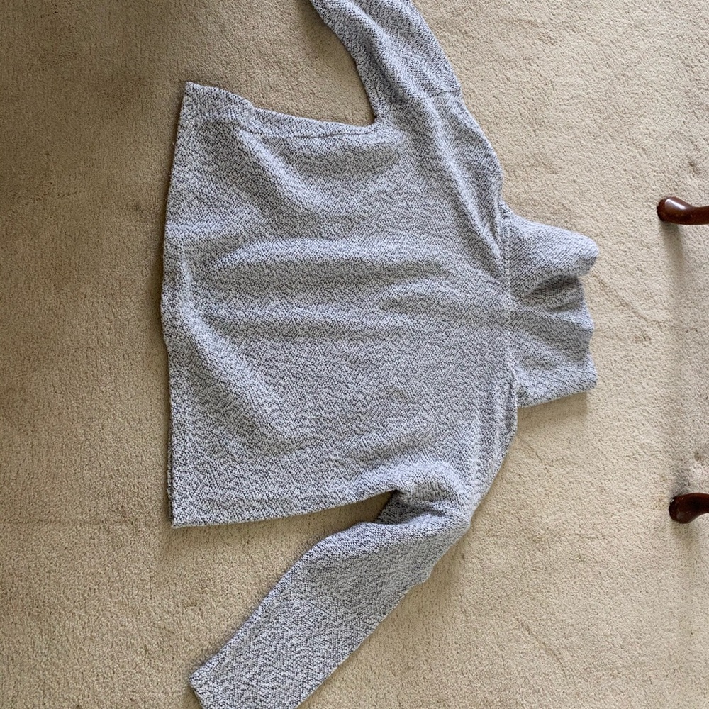 swoop neck sweater